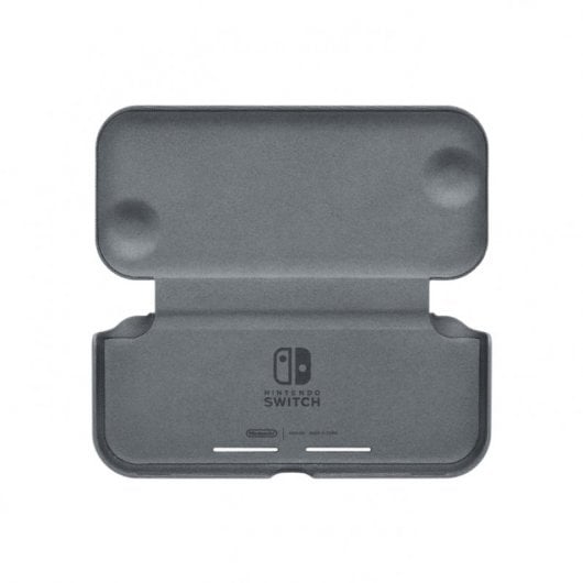 Nintendo-Falthülle mit Displayschutzfolie für Nintendo Switch Lite, Grau