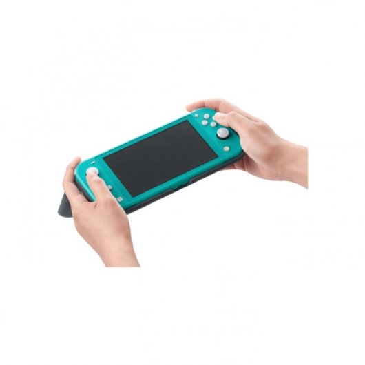 Nintendo-Falthülle mit Displayschutzfolie für Nintendo Switch Lite, Grau