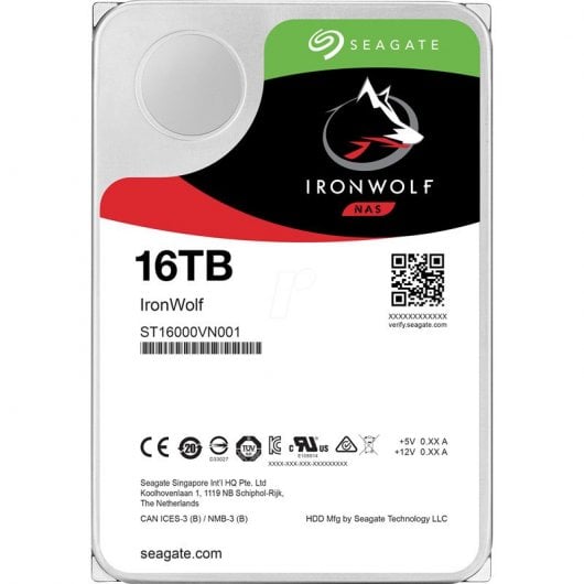 Seagate IronWolf Pro NAS 3,5" 16TB SATA3