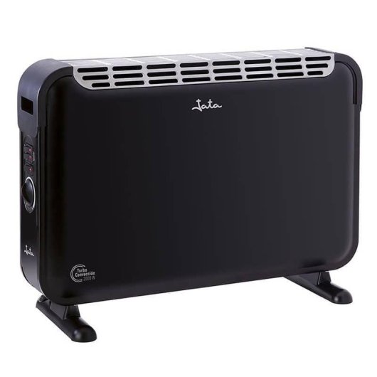 Convector Elétrico Jata C214T 2000W Preto 3 Níveis Função Turbo Silencioso