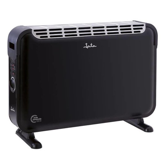 Convector Elétrico Jata C214T 2000W Preto 3 Níveis Função Turbo Silencioso