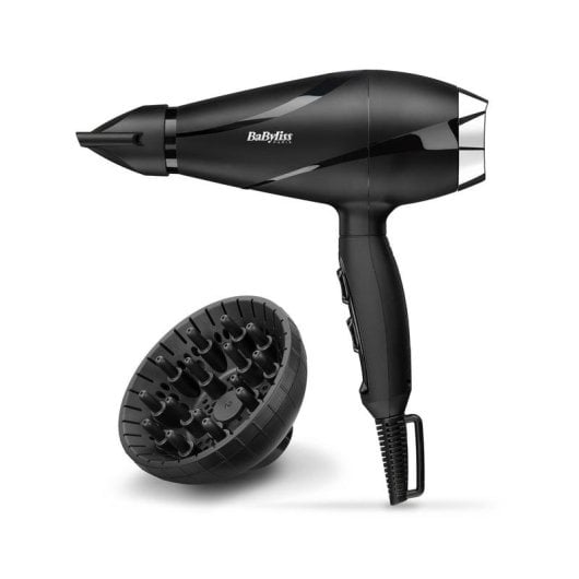 Sèche-cheveux Ionique Professionnel BaByliss Shine Pro 2200W 2 Températures 2 Vitesses avec Diffuseur Noir