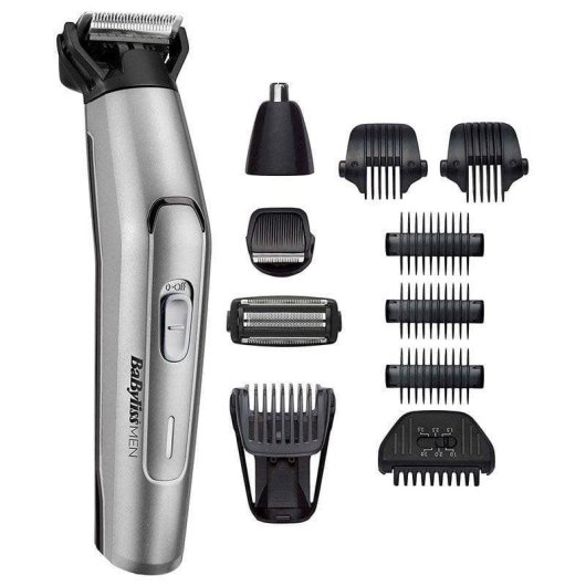Aparador Multifunções Corporal BaByliss MT861E Recarregável 70min Seco e Molhado 8 Pentes