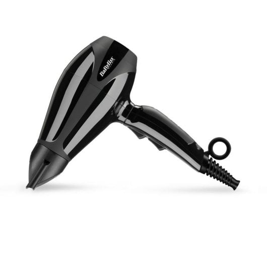 Professioneller Föhn BaByliss Compact Pro 2400 2400W 2 Temperaturstufen 2 Geschwindigkeiten Ionen-Technologie Diffusor Schwarz