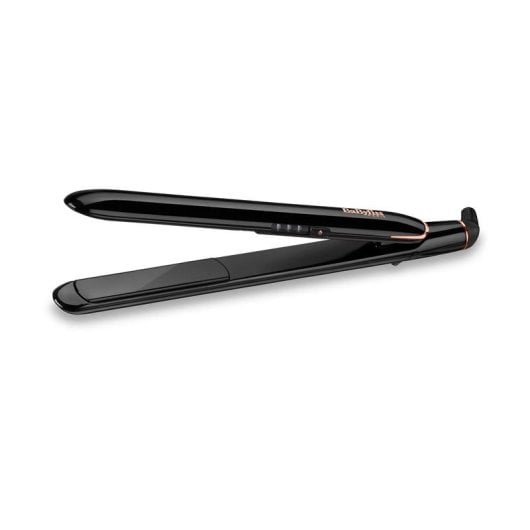 Prancha de Cabelo Cerâmica Turmalina BaByliss ST255E 230ºC 3 Definições Desligamento Automático Preto Ouro