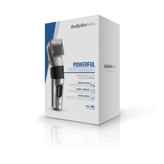 Máquina de Cortar Cabelo BaByliss E786E Sem Fios 13 Comprimentos 60min Lâminas Aço Estojo