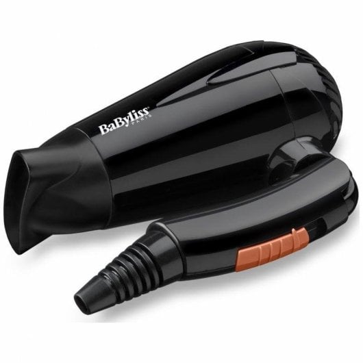 Sèche-cheveux de Voyage Pliable BaByliss 5344E 2000W 2 Températures 2 Vitesses Noir