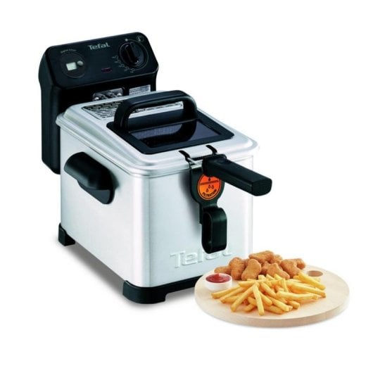 Friggitrice Tefal FR516070 Filtra Pro Premium Eco 4L 2400W Finestra Inox