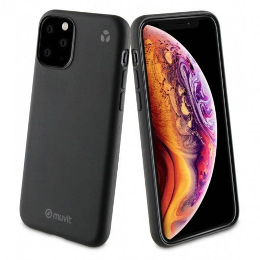Muvit Funda Recycletek Negra para Apple iPhone 11 Pro Max