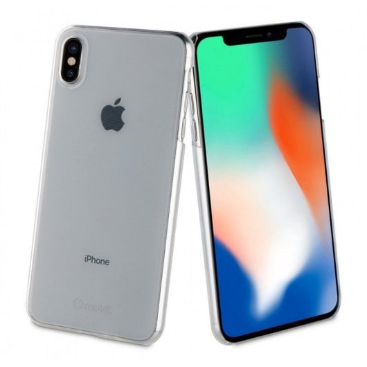Muvit Pack Funda Cristal Transparente + Protector de Pantalla para Apple Iphone XS Max