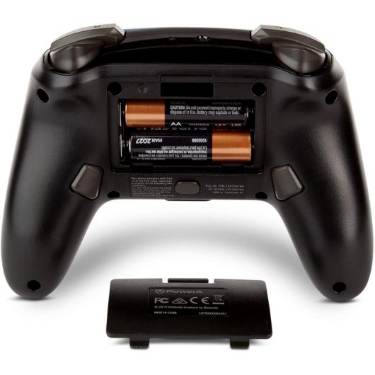 Power A Mando Inalámbrico Mejorado Cromo Satinado Zelda para Nintendo Switch
