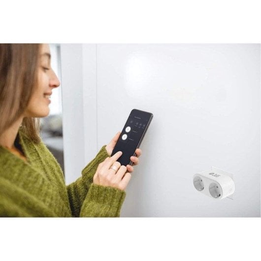 Tomada Inteligente SPC Clever Plug Dual Wi-Fi Controle por voz e Estatísticas de consumo