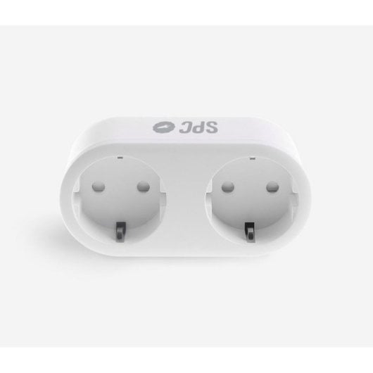 Tomada Inteligente SPC Clever Plug Dual Wi-Fi Controle por voz e Estatísticas de consumo