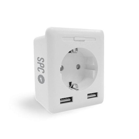 Tomada Inteligente SPC Clever Plug Wi-Fi Controle por voz e Estatísticas de consumo