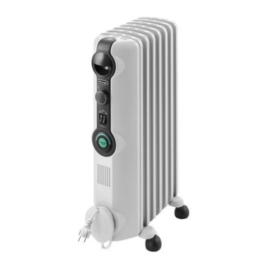 Radiateur à Huile DeLonghi TRRS0715C 1500W 7 Éléments Blanc