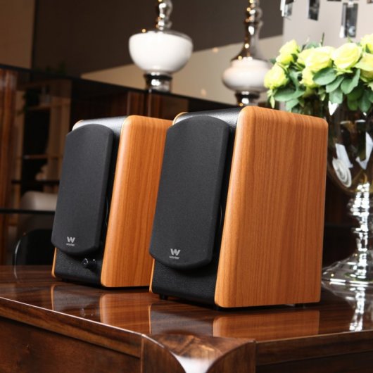 Woxter Dynamic Line DL-610 Altifalantes 2.0 RMS 180W Madeira