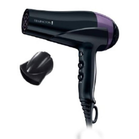 Ionen Föhn Remington D6090 Colour Protect 2200W 3 Temperaturstufen 2 Geschwindigkeiten Kaltstufe Schwarz Violett