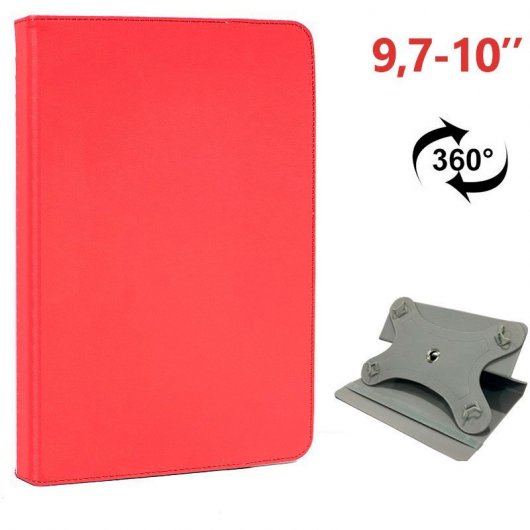 Cool Capa Universal Lisa Giratória Vermelha para Ebook/Tablet 9.7"-10"