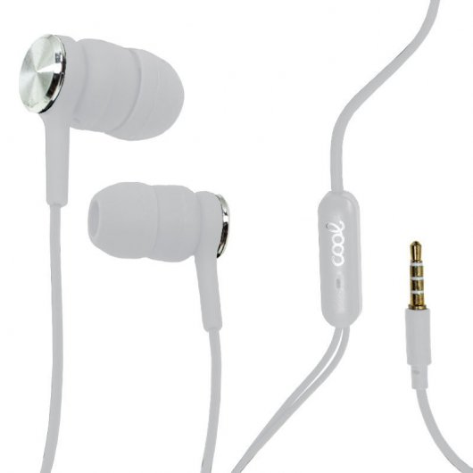 Cool Bali Auriculares com Microfone Brancos