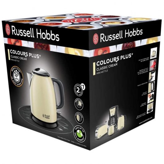 Russel Hobbs Colours Plus+ Cream Mini Hervidor de Agua 2400W