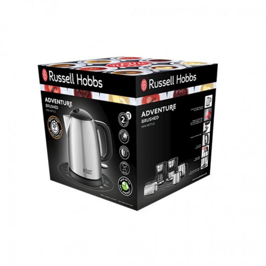 Russell Hobbs 24991-70 Wasserkocher 1 l 2400 W Schwarz, Edelstahl