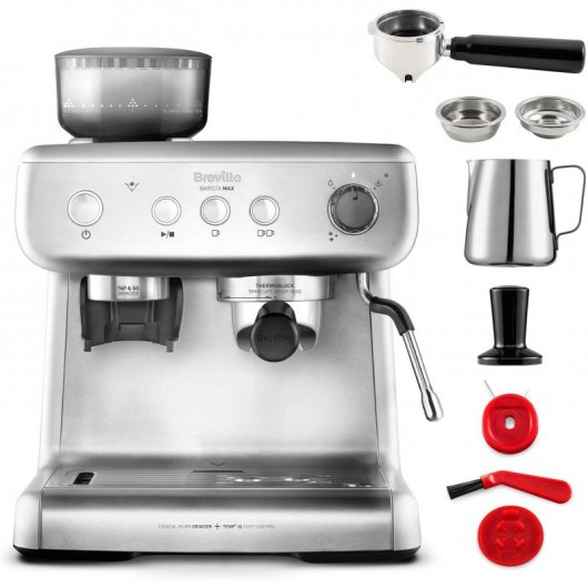 Caffettiera espresso automatica Breville Barista Max VCF126X con macinacaffè integrato