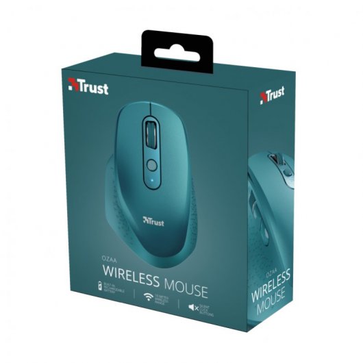 Mouse ottico wireless Trust Ozaa 2400 DPI blu