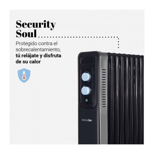 Radiador a Óleo Universal Blue UROIL15009-19 1500W 9 Elementos