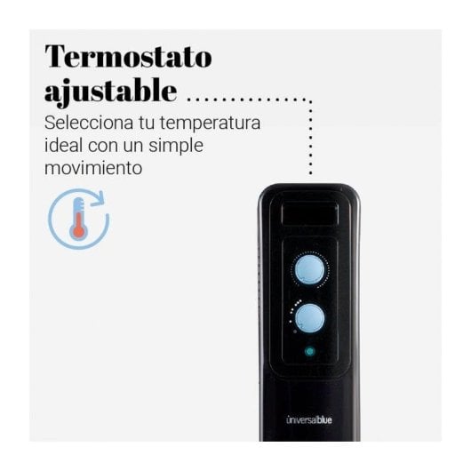 Radiador a Óleo Universal Blue UROIL15009-19 1500W 9 Elementos