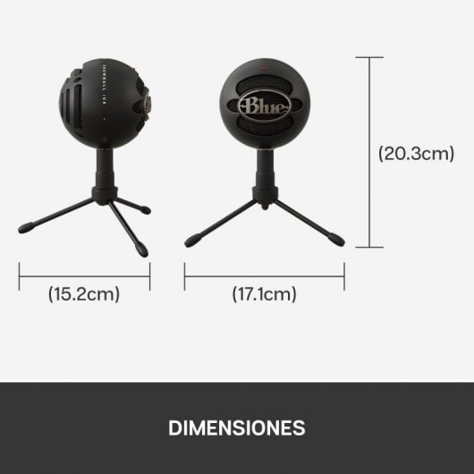Blue Microphones Snowball ICE Micrófono para Grabación y Transmisión en PC