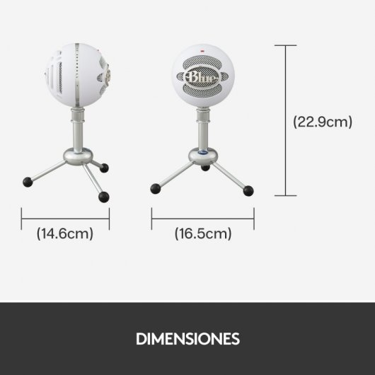 Blue Microphones Snowball Blanc Microphone de table