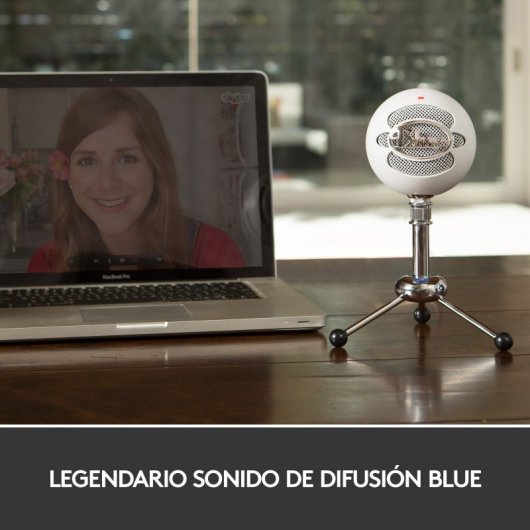 Blue Microphones Snowball Blanc Microphone de table