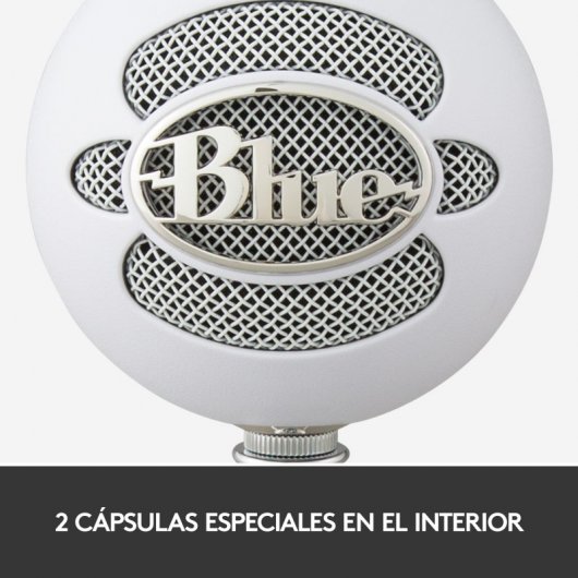 Blue Microphones Snowball Blanc Microphone de table