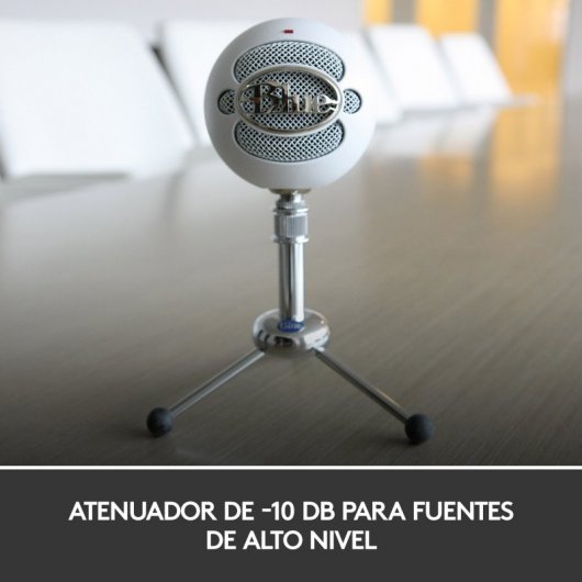 Blue Microphones Snowball Blanc Microphone de table