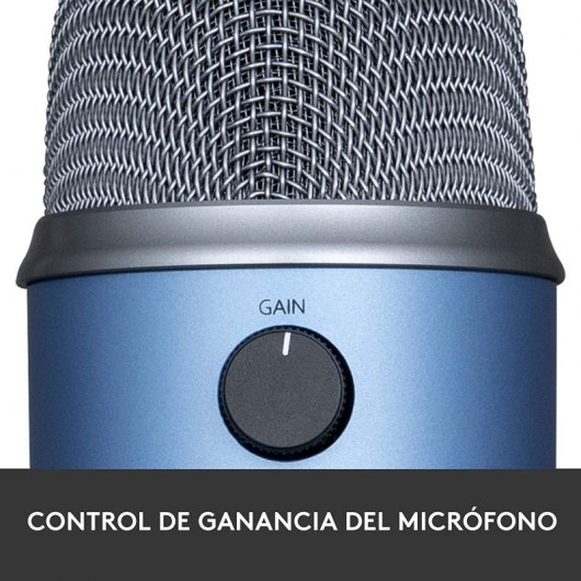 Blue Microphones Yeti Micrófono USB Sunset Blue para Grabación y Transmisión en PC