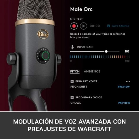 Blue Microphones Yeti X World of Warcraft Professional Edition Microfone USB Profissional