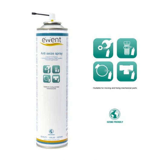 Ewent EW5620 Spray Antiadherente para Piezas Mecánicas Móviles y Fijas
