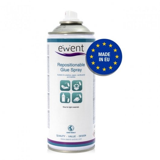 Ewent EW5625 Spray de Pegamento Reposicionable de Secado Rápido
