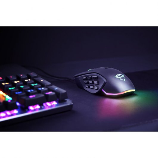 Trust GXT 970 Morfix Ratón Gaming RGB 10000 DPI