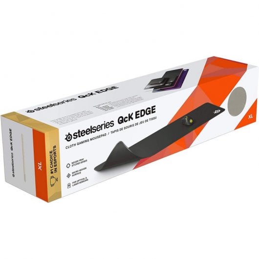 SteelSeries QcK Edge Gaming-Mauspad, Größe XL, Schwarz
