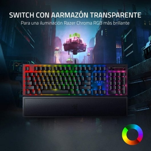 Razer BlackWidow V3 Clavier Gaming Mécanique Rétroéclairé Noir Switch Vert