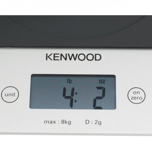 Kenwood AT850B escabeaux de cuisine Gris, Blanc Comptoir Rectangle Balance de ménage électronique