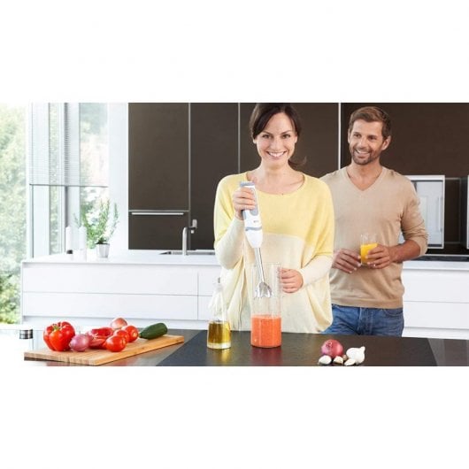 Braun Minipimer 5 Vario MQ5245WH Batidora de Mano 1000W + 4 Accesorios