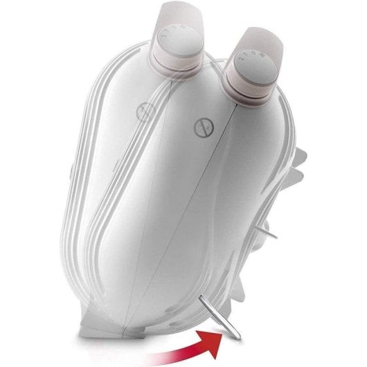 Chauffage Céramique DeLonghi HFS30B24.W 2400W Blanc Compact