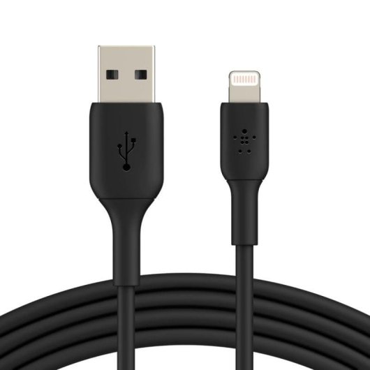 Cabo Belkin Boost Charge Lightning USB-A 1 m Preto MFi