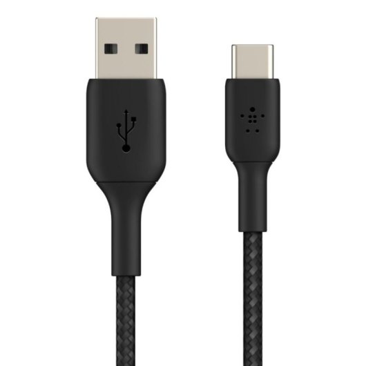 Cabo USB-C para USB-A Belkin Boost Charge Trançado 3 m Preto