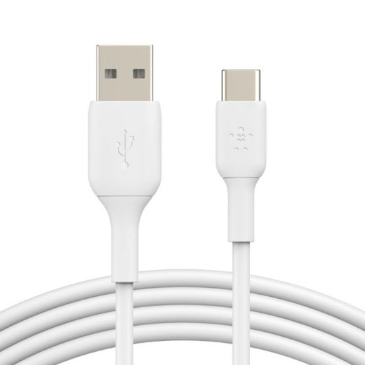 Câble Belkin Boost Charge USB-A vers USB-C 2 m Blanc