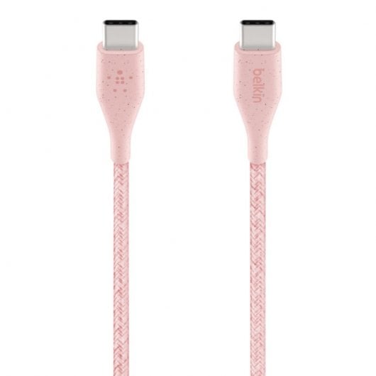 Belkin Boost Charge Cable de Carga Rápida USB-C a USB-C con Correa 1.2m Rosa