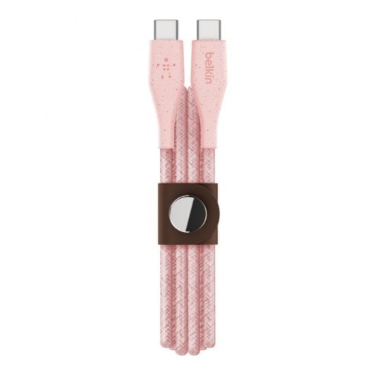 Belkin Boost Charge Cable de Carga Rápida USB-C a USB-C con Correa 1.2m Rosa