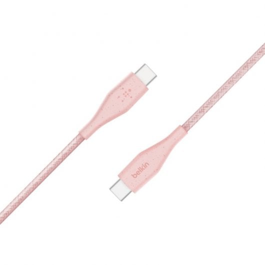 Belkin Boost Charge Cable de Carga Rápida USB-C a USB-C con Correa 1.2m Rosa